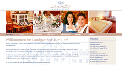 Desktop Screenshot of landgasthof-aumiller.de